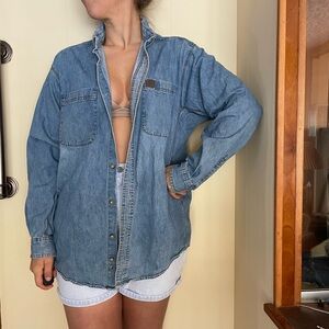 Wrangler Light Blue Denim Shirt